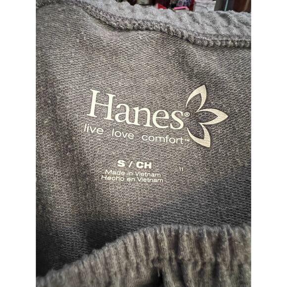 Hanes Gray Sweatpants Joggers Small Petite - Picture 3 of 4